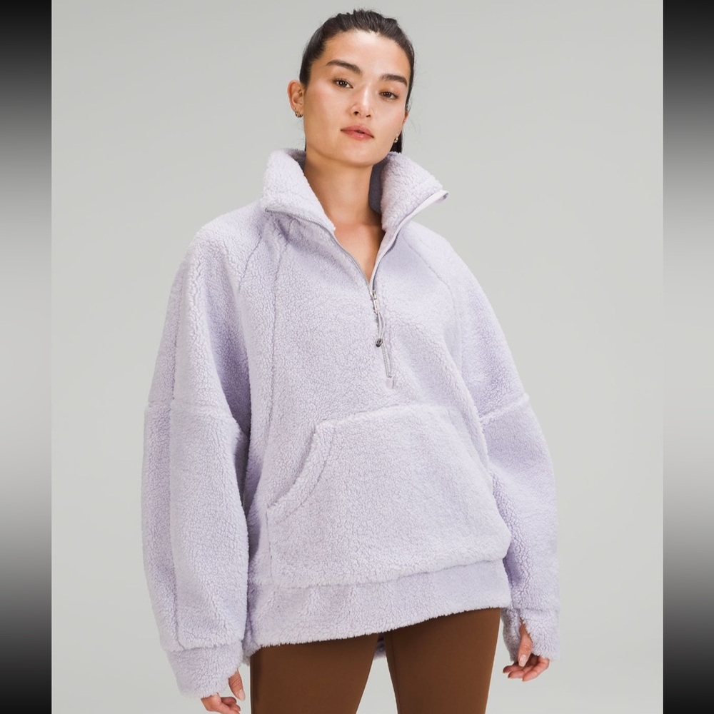 Lululemon Scuba Oversized Fleece Funnel-Neck Half-Zip